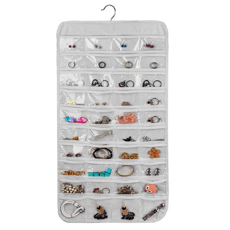 clear plastic pocket hanging organizer.